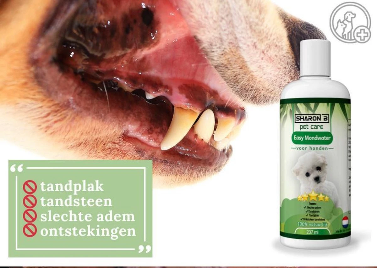 Easy Mondwater Voor Honden - 237 Ml - Tegen Stinkende Adem - Tandplak - Tandsteen - Tandvleesproblemen - Afbeelding 7
