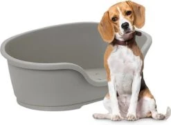 Flamingo - Hondenmand Domus - Grijs - 70/81 X 51 X 24 Cm