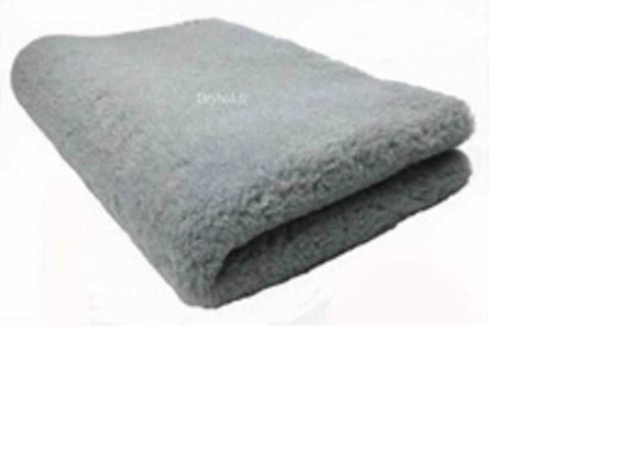 Vetbed Grijs Effen - Antislip Hondenmat - Hondenbed - Hondenmatras - Benchmat - 100 X 75 CM - Machine Wasbaar - Afbeelding 4