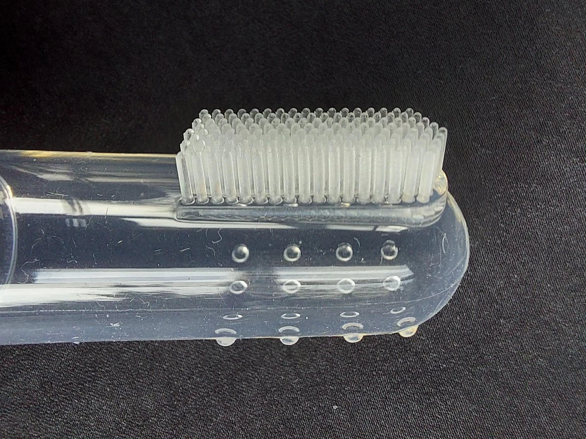 Merkloos Vinger Tandenborstel – 2 X - Afbeelding 3