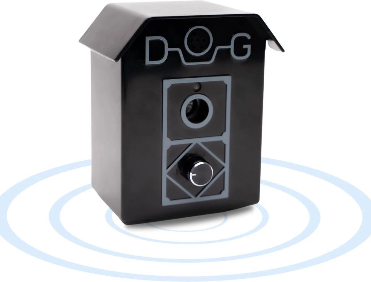 Merkloos Anti Blaf Apparaat Voor Honden - Alternatief Voor De Anti Blafband - Inclusief 9v Batterij & Nederlandse Handleiding - Diervriendelijk - Zonder Schok - Blafband Voor Honden - Zwart - Afbeelding 3