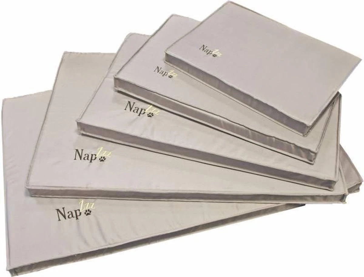 NapZZZ Benchkussen Grijs XL: 105x68x5 Cm