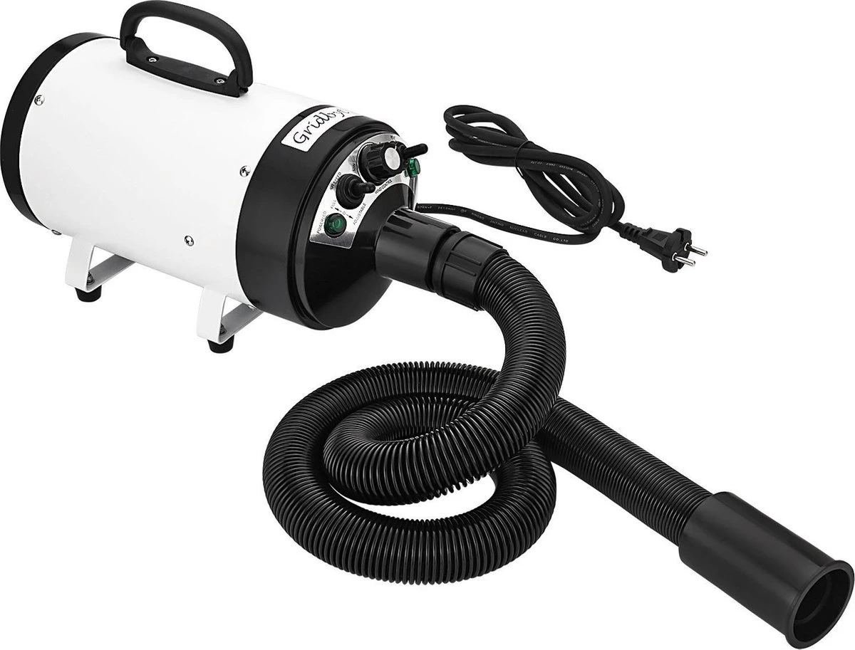 Gridbyt Professionele Hondenföhn – Waterblazer Voor Honden – Voor Een Mooie Vacht – Wit - Afbeelding 5