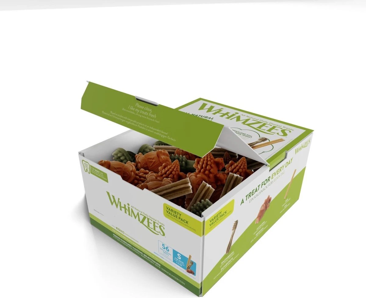 Whimzees Variety Box 840 Gram - 56 Stuks - Afbeelding 3