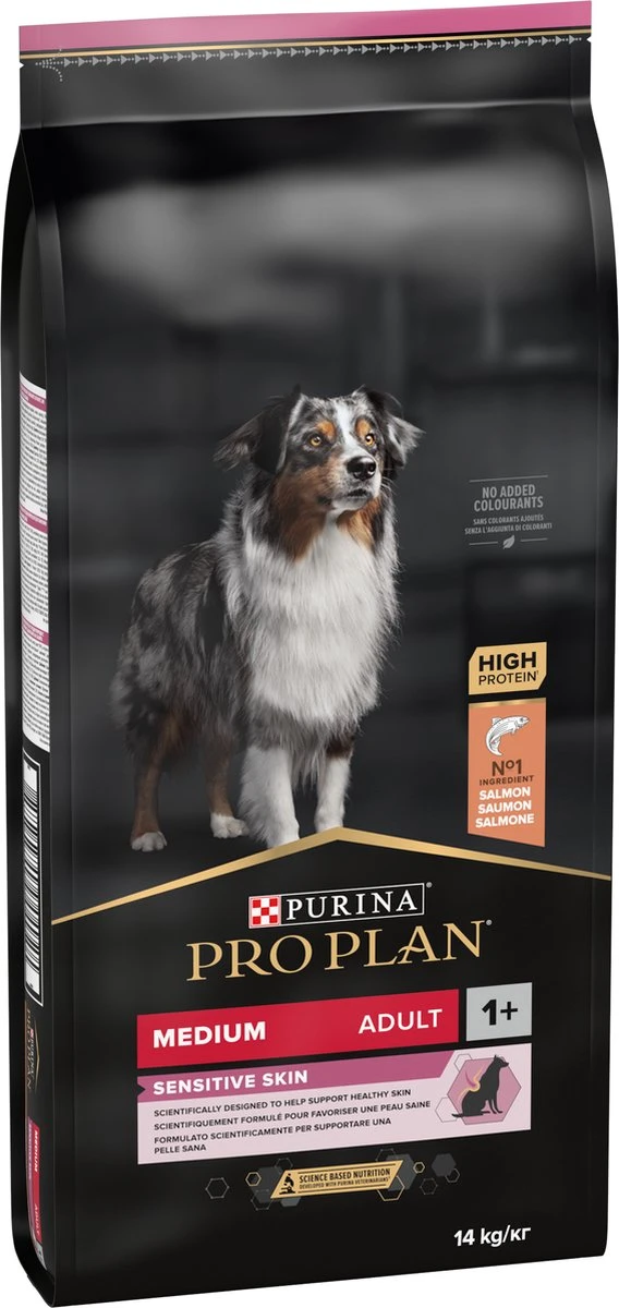 Pro Plan Medium Adult Sensitive Skin - Honden Droogvoer - Zalm - 14 Kg - Afbeelding 16