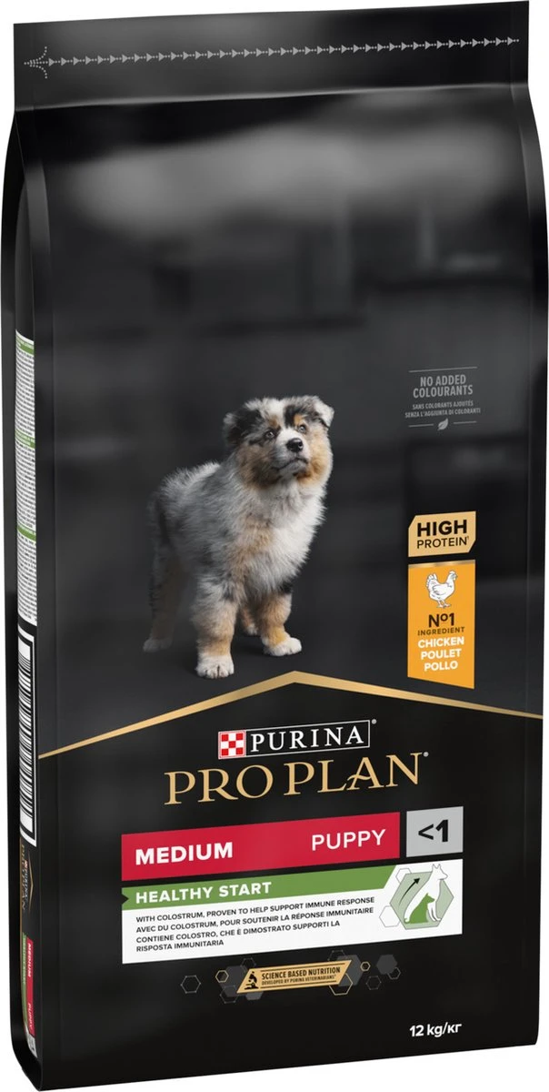 Pro Plan Healthy Start Puppy Medium - Honden Droogvoer - Kip - 12 Kg - Afbeelding 6