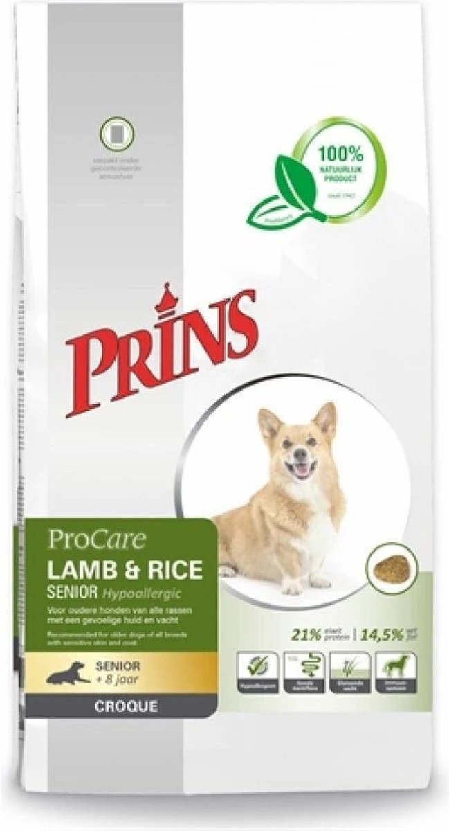 Prins ProCare Croque Lam & Rijst Senior 10 Kg - Hond - Afbeelding 11