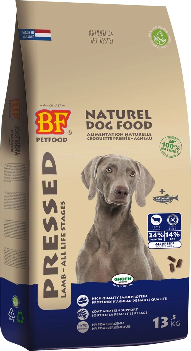 Biofood Geperst Lam & Rijst Premium - Hondenvoer - 13,5 Kg - Afbeelding 4