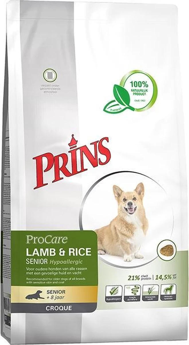 Prins ProCare Croque Lam & Rijst Senior 10 Kg - Hond - Afbeelding 13