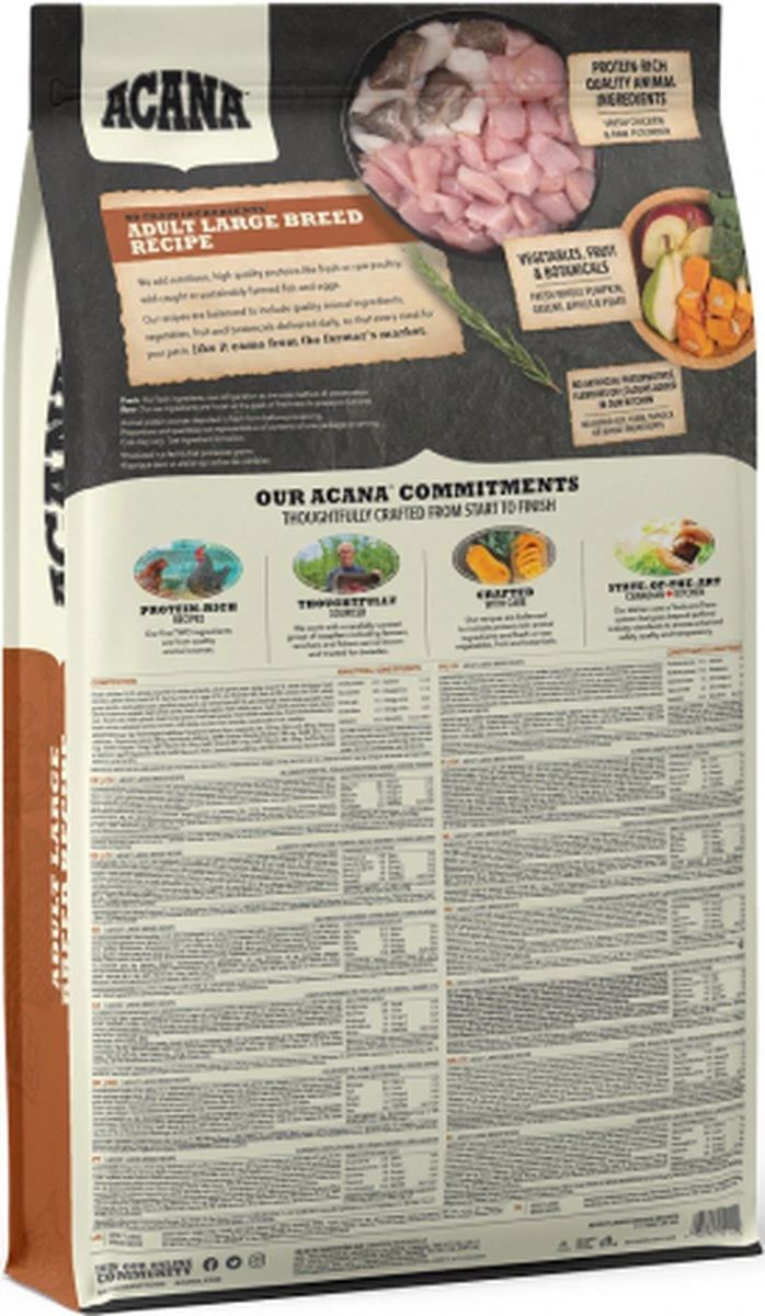 Acana Adult Large Breed Dog Heritage - 11.4 Kg - Afbeelding 3