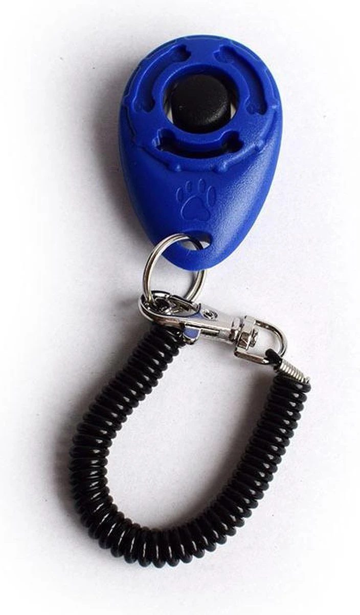 Merkloos Petshop ACE – Clicker – Hond – Training – Honden Training – Met Bevestiging - Blauw