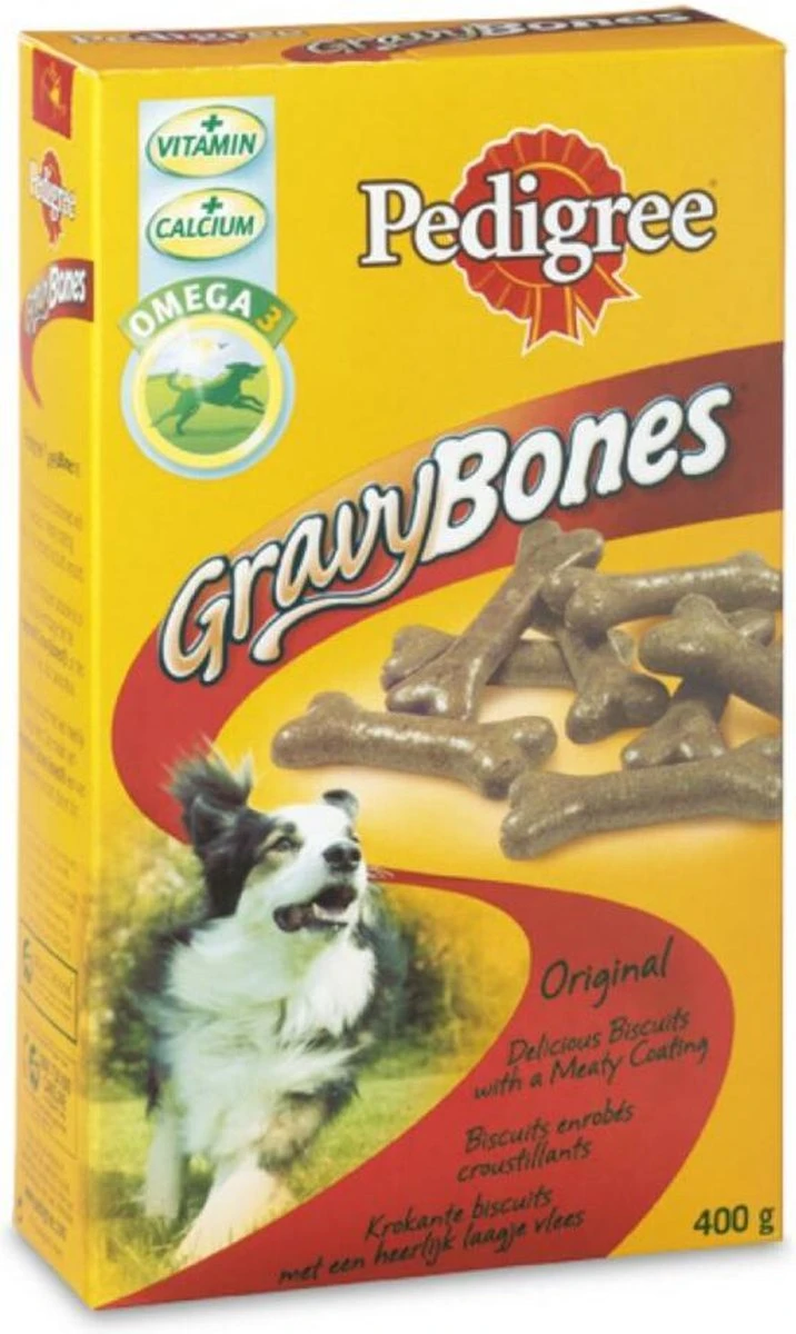 Pedigree Biscrok Gravy Bones Hondensnacks - 7 X 400 Gr - Afbeelding 4