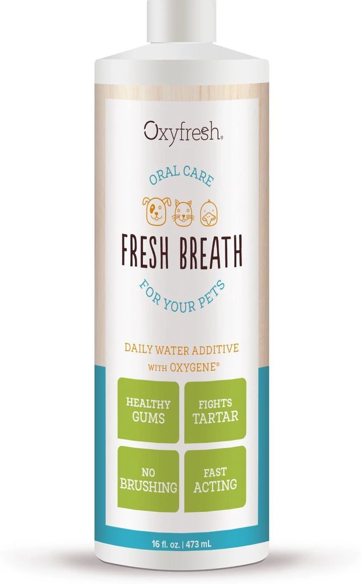 OxyFresh Pet Mondwater Hond En Kat. Helpt Tegen Tandsteen, Plak En Vieze Ademgeurtjes - Afbeelding 5