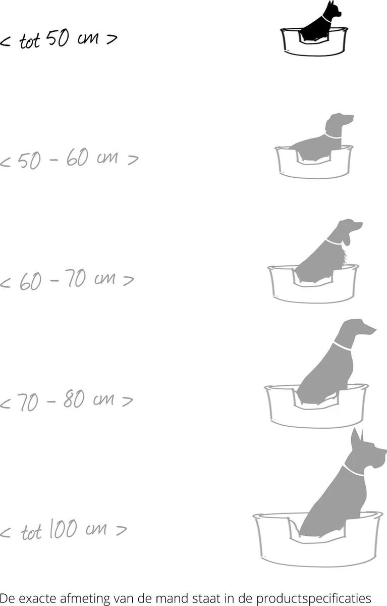 Flamingo - Hondenmand Domus - S - Zwart - 50/58 X 38 X 20 Cm - Afbeelding 3