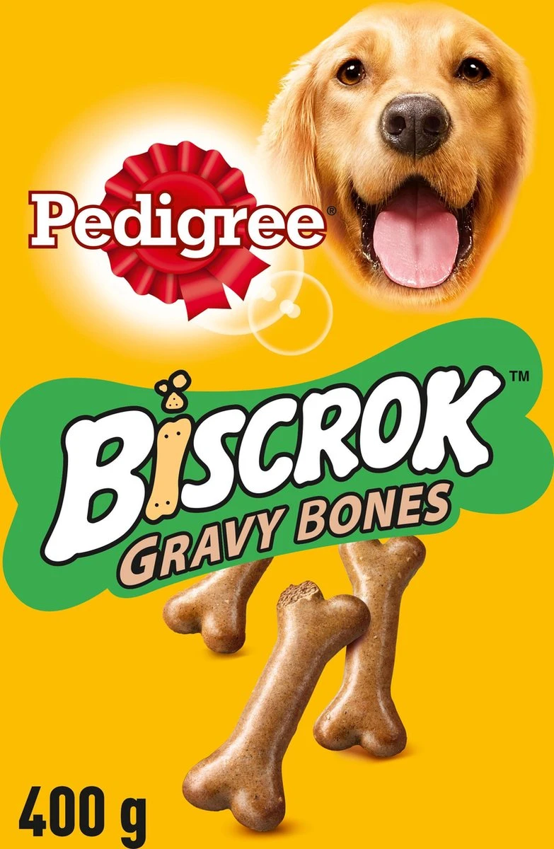 Pedigree Biscrok Gravy Bones Hondensnacks - 7 X 400 Gr