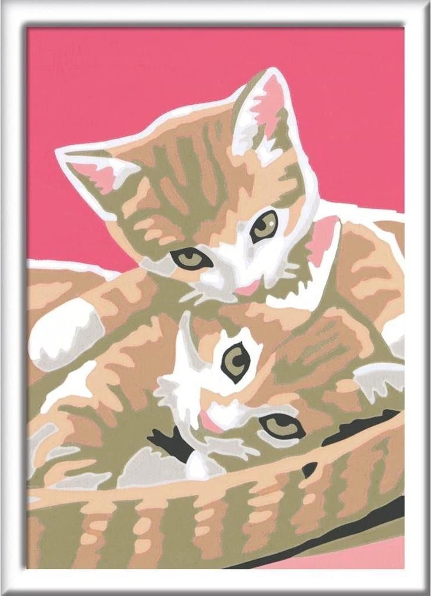 Ravensburger Schilder Op Nummer 3in1 Set Dieren - Afbeelding 2