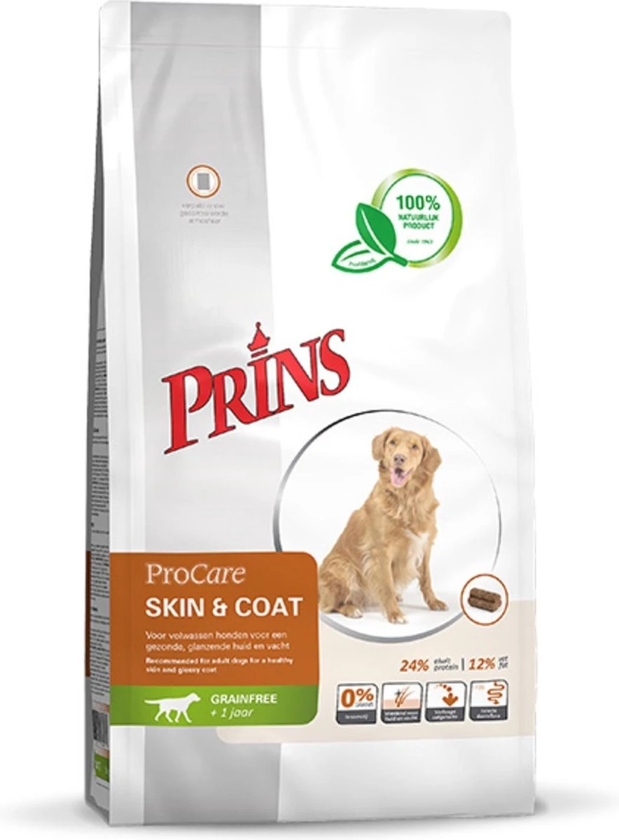 Prins Procare Graanvrij Skin & Coat - 12 KG