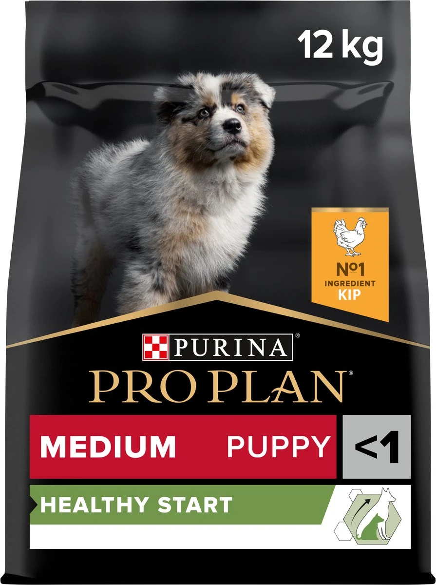 Pro Plan Healthy Start Puppy Medium - Honden Droogvoer - Kip - 12 Kg - Afbeelding 4
