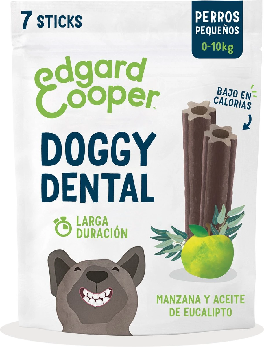 Edgard & Cooper Doggy Dental Sticks Appel - Eucalyptusolie Medium - Afbeelding 13