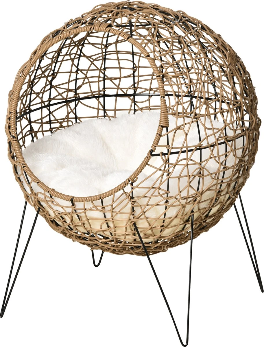 PawHut Kattenhuis Met Metalen Frame D30-442 - Afbeelding 5