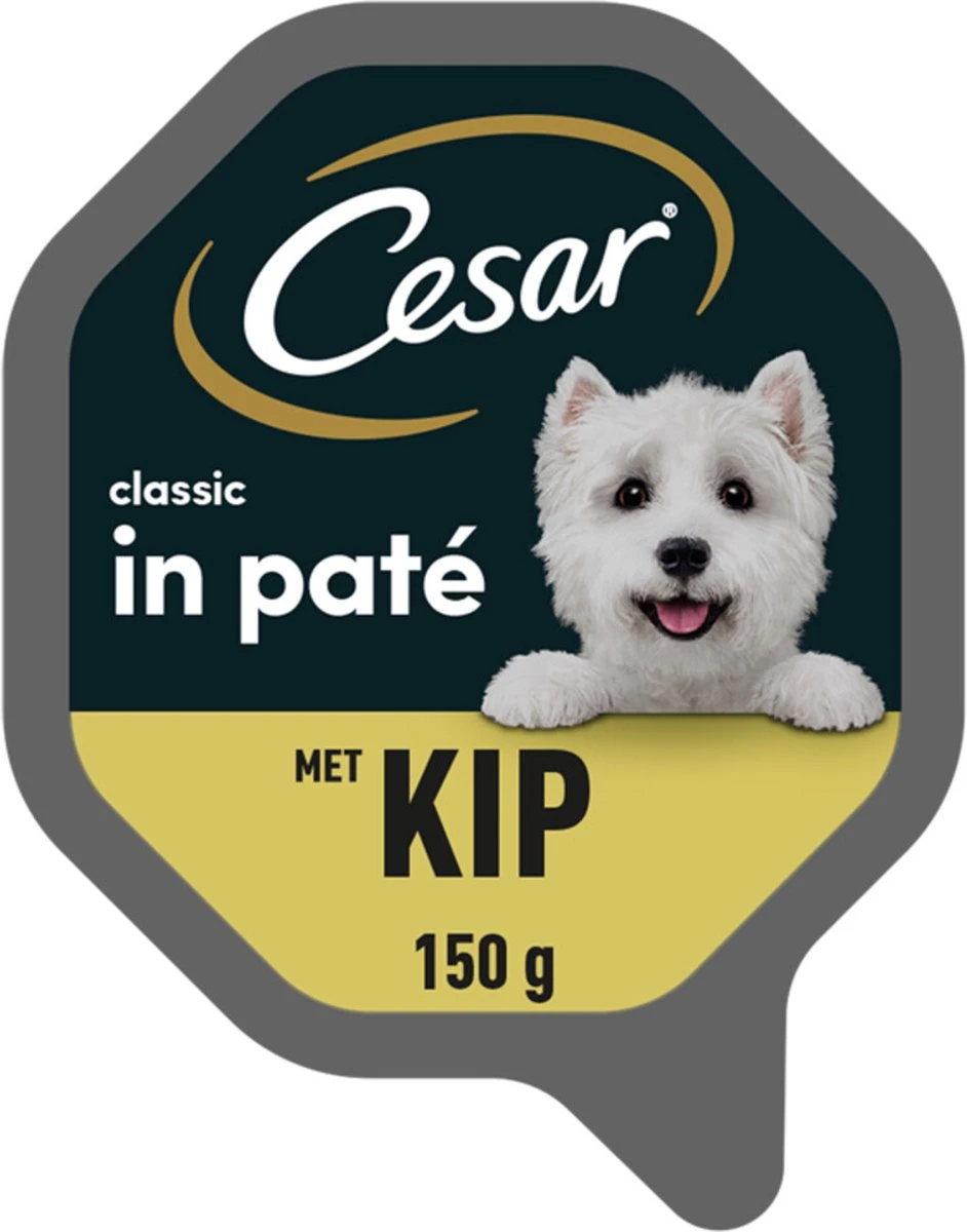 Cesar Classic Paté Honden Natvoer - Kip - 14 X 150 Gr - Afbeelding 3