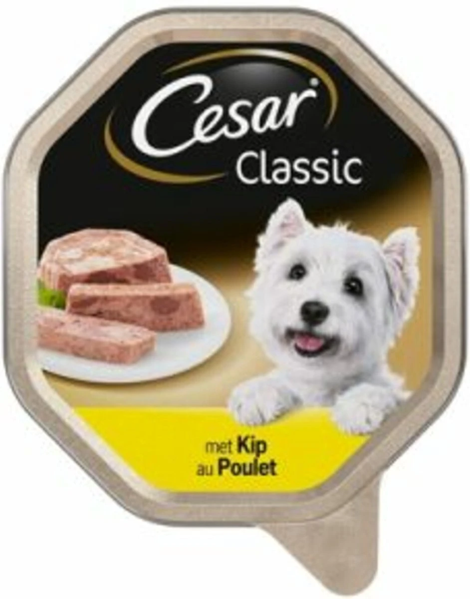 Cesar Classic Paté Honden Natvoer - Kip - 14 X 150 Gr - Afbeelding 7