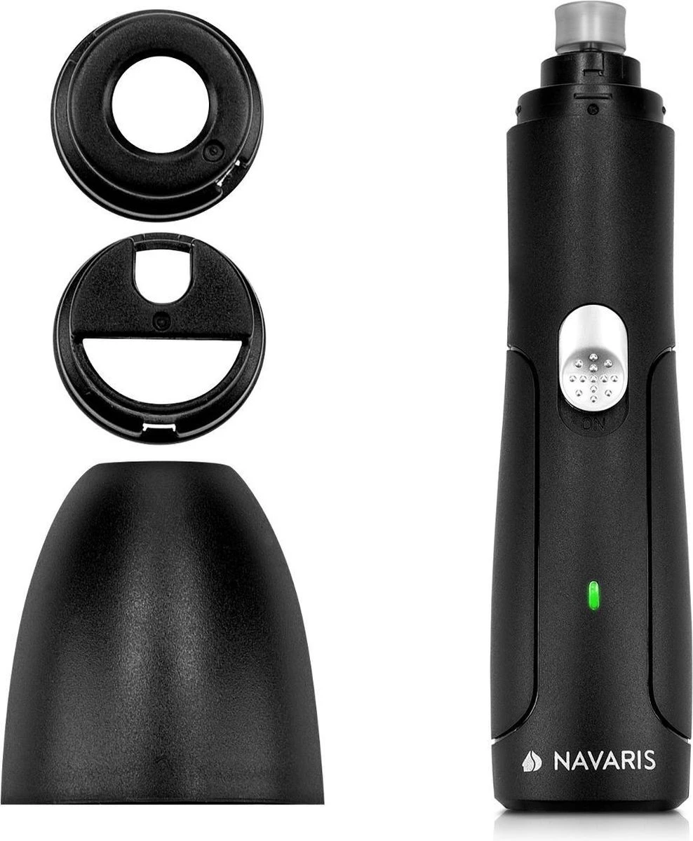 Navaris Elektrische Nagelvijl Voor Huisdieren - Met Diamanten Vijlkop - Voor Honden, Katten En Konijnen - Ook Voor Vogelsnavels - Draadloos