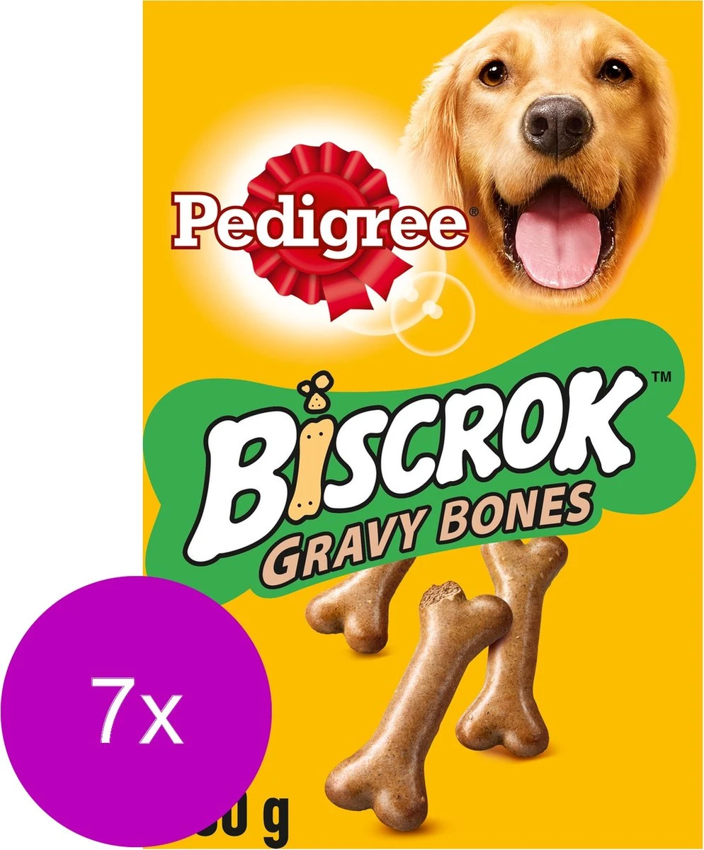 Pedigree Biscrok Gravy Bones Hondensnacks - 7 X 400 Gr - Afbeelding 2