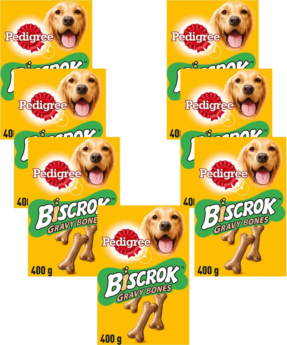 Pedigree Biscrok Gravy Bones Hondensnacks - 7 X 400 Gr - Afbeelding 3